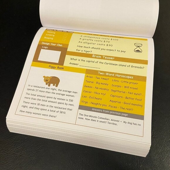 ⭐4 FOR $20⭐ The Ultimate Office Olympics Puzzle & Games Book - NEW - Picture 3 of 5